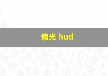 偏光 hud